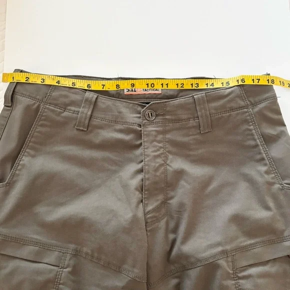 5.11 Tactical Green Cargo Pants Mens Size 36 Polyester Cotton Stretch Outdoor - Picture 11 of 14